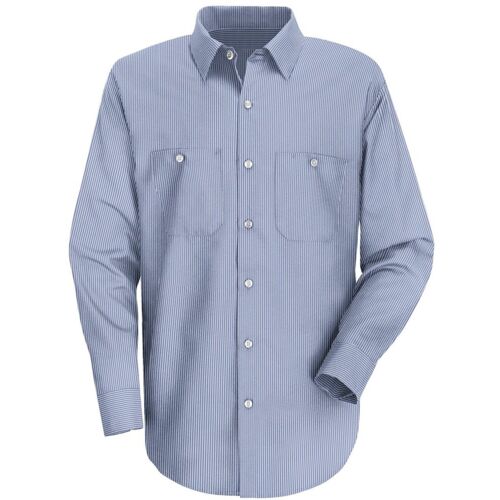 Men's Industrial Stripe Work Shirt Thumbnail