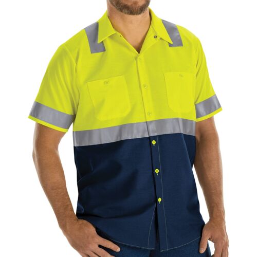 Men's Tall Enhanced & Hi-Visibility Work Shirt Thumbnail