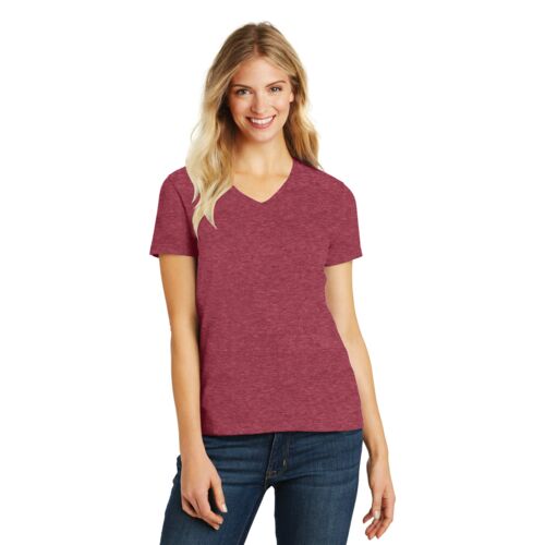 Women's Perfect Blend ® CVC V Neck Tee Thumbnail